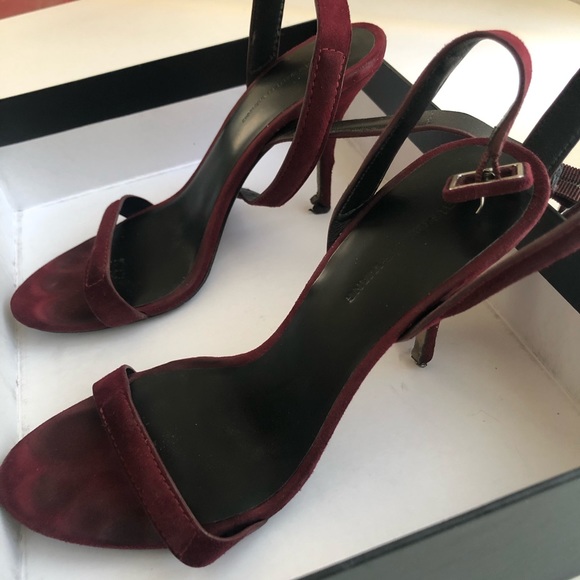 Alexander Wang Antonia Ankle Strap Sandals 35.5 - Picture 2 of 8